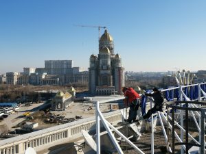 JW Marriot montare litere 3D aluminiu